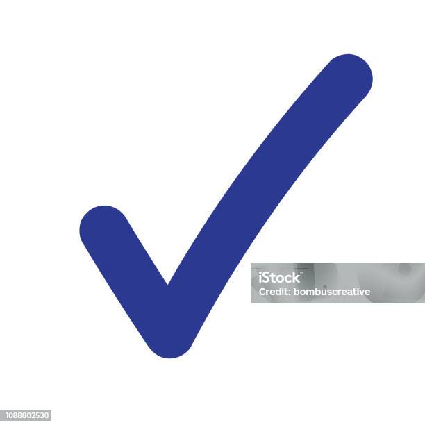 Tick Icon Vector Symbol Stock Illustration - Download Image Now - Checking - Sports, Check Mark, Check - Financial Item