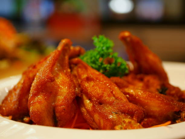 istock Hot and spicy fried chicken 1088835036