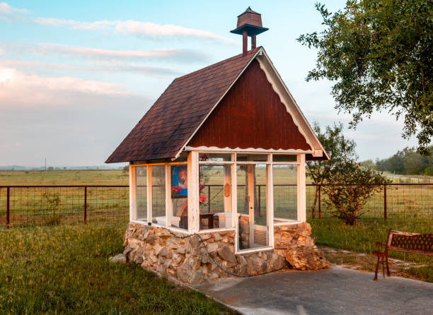 Chapel on the water in Wywloczka in Poland