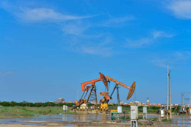 istock The oil pump 1088858940