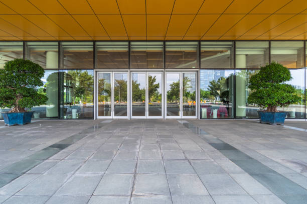 istock Building glass entrance 1088860194
