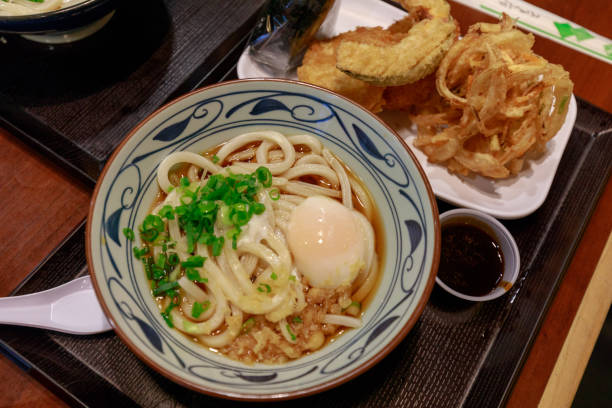 istock Japanese udon noodles with meat 1088866602
