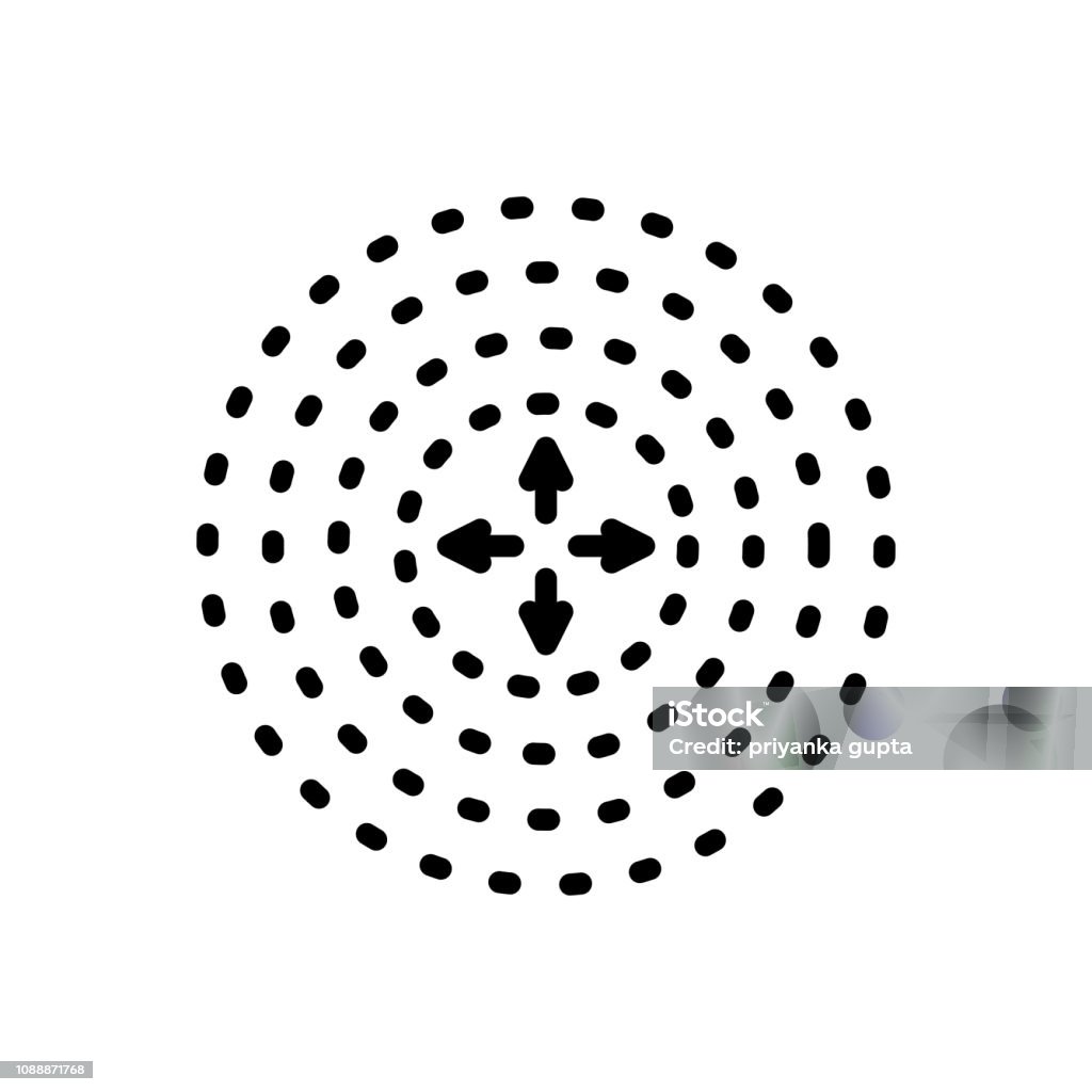 Bio Diffusivity Icon Diffusion Spreading Stock Illustration - Download Image Now - Growth ...