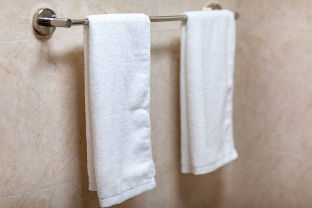 istock twin towel in the hotel 1088872276