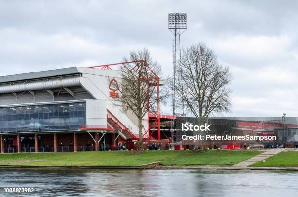 Long Exposure Of The City Ground Stock Photo - Download Image Now - City, Land, Nottingham