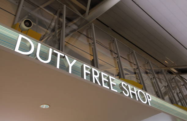 istock Duty free shop sign 1088876312