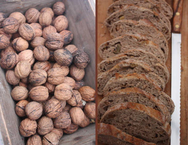 istock Nut bread  Sliced bread  French cooking 1088877938