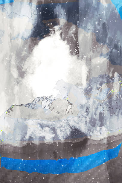 istock Oil abstract painting with grunge for background 1088880254