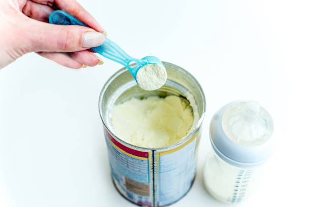 istock Baby powder milk formula in a can 1088880808
