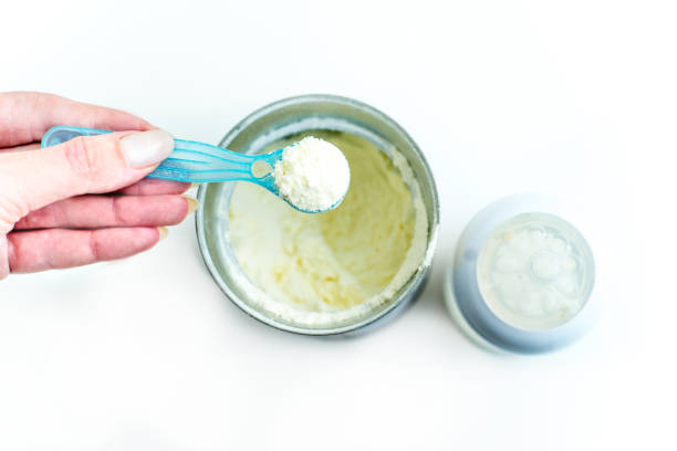istock Baby powder milk formula in a can 1088880818