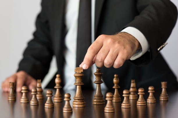 istock Concept for Challenge and Diversity with Chess Pieces 1088884074