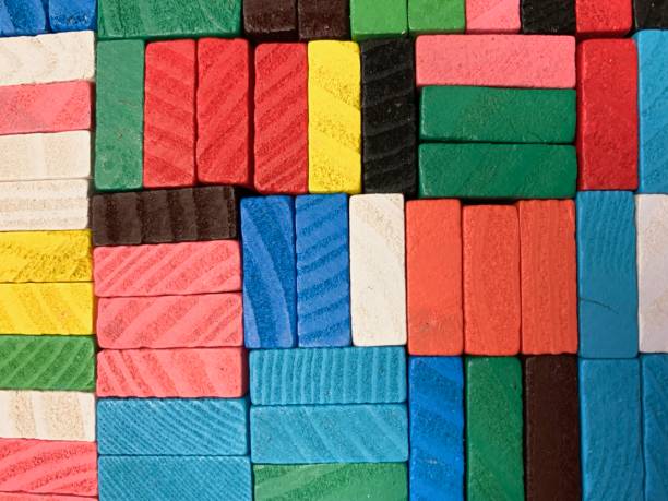 istock Colourful wood blocks, preschool 1088886872
