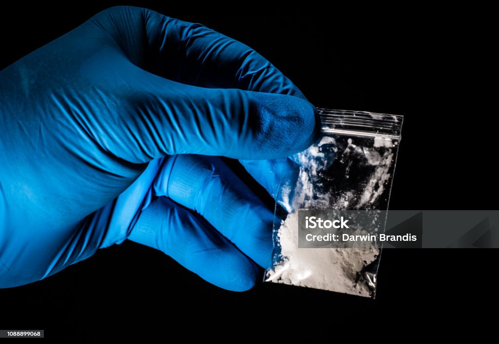 Fentanyl Illegal fentanyl is safely handled and contained. Fentanyl Stock Photo