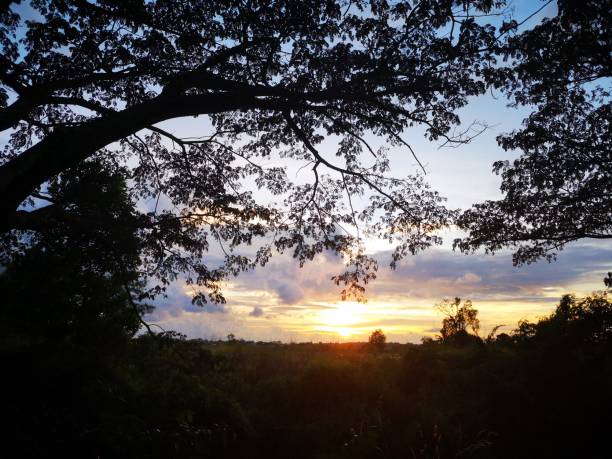 istock The beautiful sunset view from distance. 1088916010