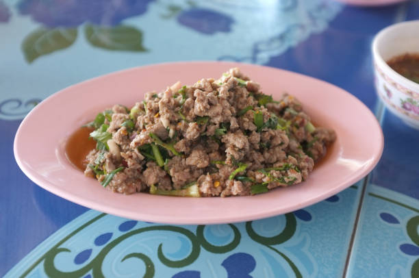 istock Spicy minced pork salad 1088916652