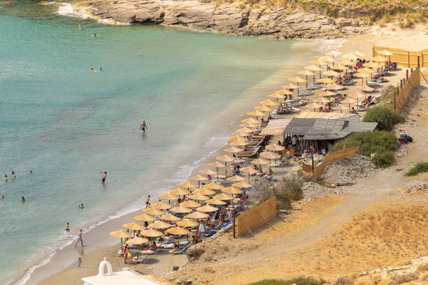 istock Chalkolimnionas beach at Andros island in Greece. 1088935802