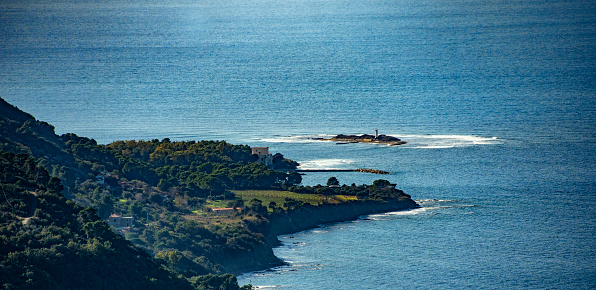 Punta Licosa, de Costa del Cilento, Italia photo