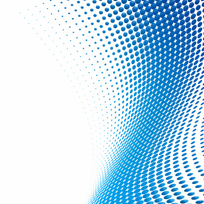 Medio tono abstracto círculos azules photo
