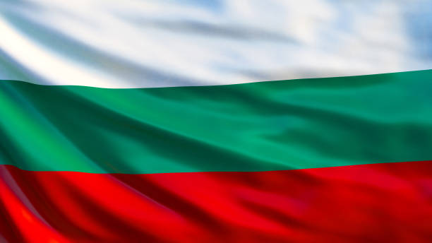 istock Bulgaria flag. Waving flag of Bulgaria 3d illustration. Sofia 1088954826