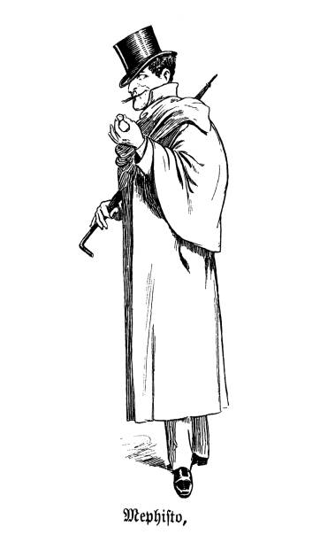 istock Theatrical actor presents the character of Mephisto - 1896 1088959254