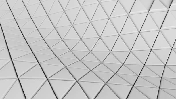 istock Clear pattern abstract floor background triangle white, wallpaper futuristic - Illustration 1088961970