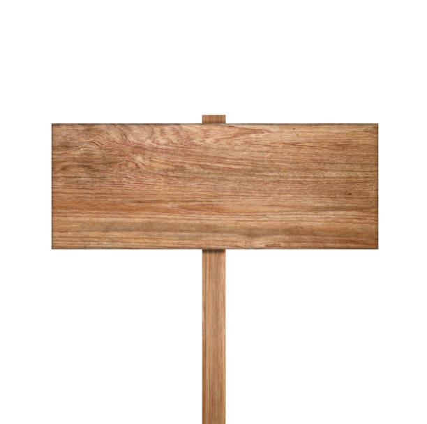 istock wooden sign on white background with clipping path 1088973316