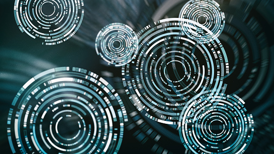 Abstract Futuristic Interface Abstract Futuristic Interface Stock Photo - Download Image Now ...