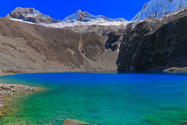 istock Long exposure: blurred Laguna 69 in Cordillera Blanca - Ancash, Peru 1088990516