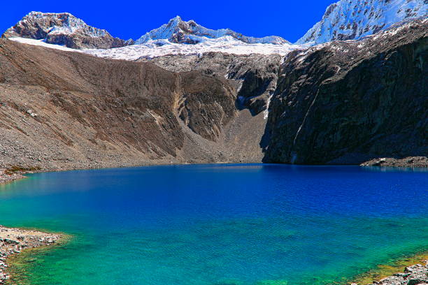 istock Long exposure: blurred Laguna 69 in Cordillera Blanca - Ancash, Peru 1088992308