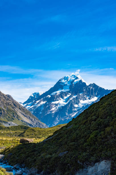 New Zealand Mount Cook. Hooker valley track.