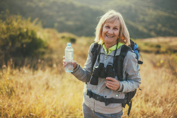istock Senior woman hiking 1089010982