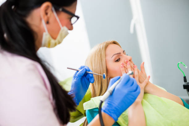 istock Woman at dentist 1089016920
