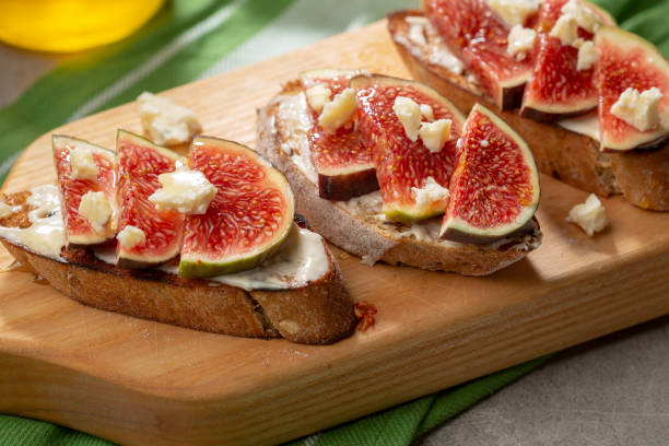 istock Canapes with cheese and fresh fruits 1089019830