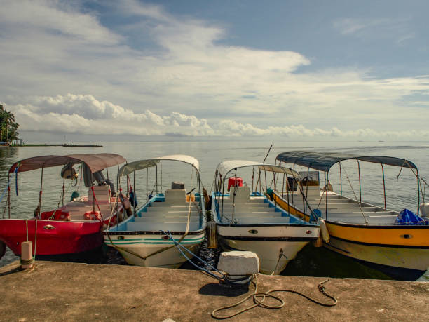 istock Passenger boats in Guatemala 1089021698
