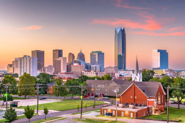 istock Oklahoma City, Oklahoma, USA downtown skyline at twilight. 1089029416