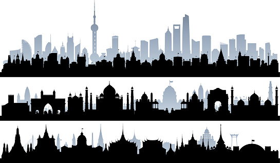 Shanghai, Delhi and Bangkok. All buildings are complete and moveable.