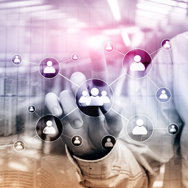 istock HR - Human resources management concept on blurred business center background. 1089046012