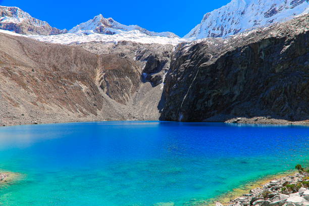 istock Long exposure: blurred Laguna 69 in Cordillera Blanca - Ancash, Peru 1089061050