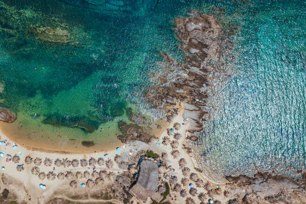 istock Aerial view of a tropical beach 1089061324