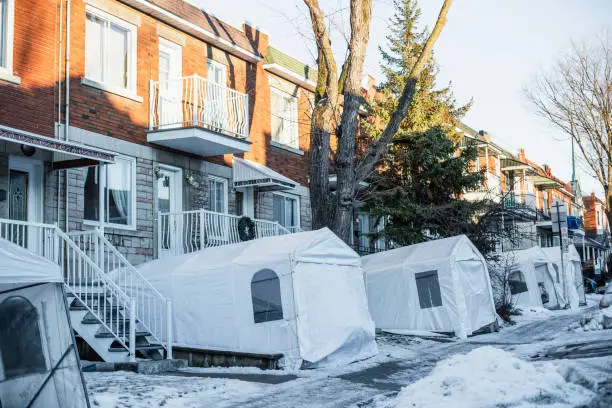 Photo of Home car shelters and houses in Montreal