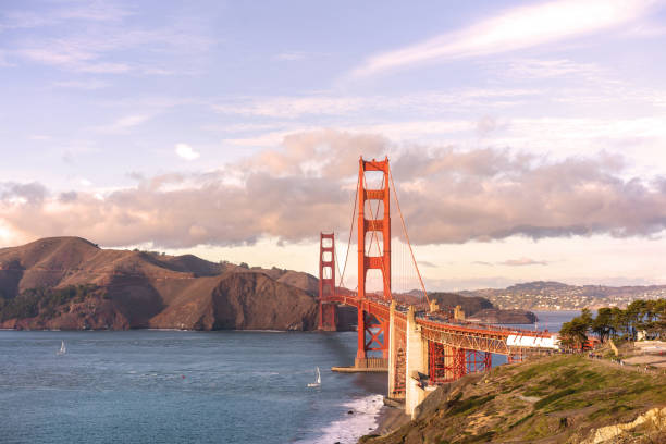 istock Sunset hour at Golden gate bridge, San Francisco, California. 1089064218