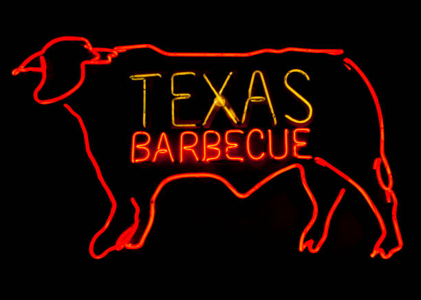 Texas BBQ Neon Znak – zdjęcie