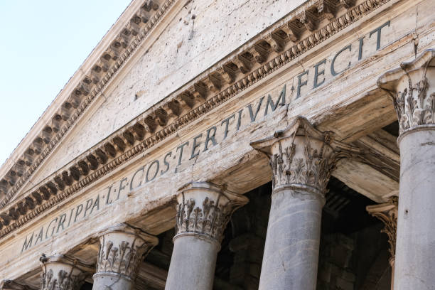istock Facade of Pantheon in Rome, Italy 1089089136