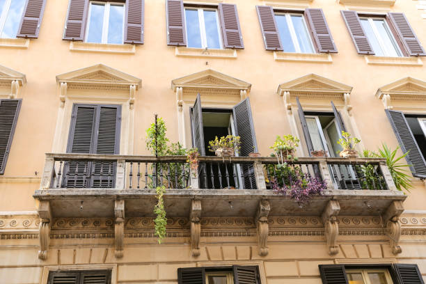 istock Facade of a Building in Rome, Italy 1089089140