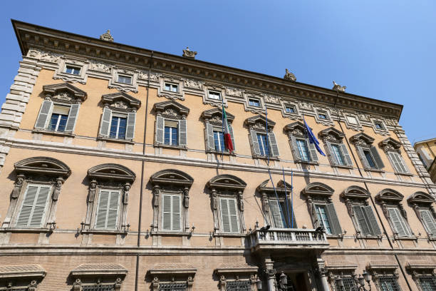 istock Facade of a Building in Rome, Italy 1089089146