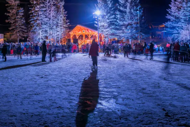 Photo of New Year's Eve Celebration on the Ice Skating Pond in Canmore