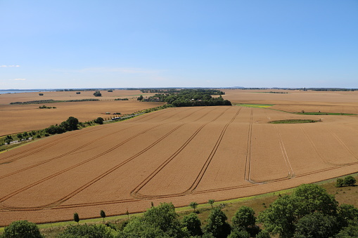 Agriculture at Island Rügen, Baltic Sea Germany