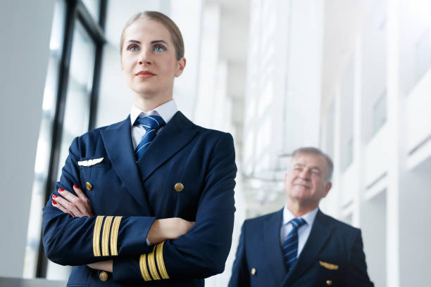 istock Airliner pilots at Airport 1089114358