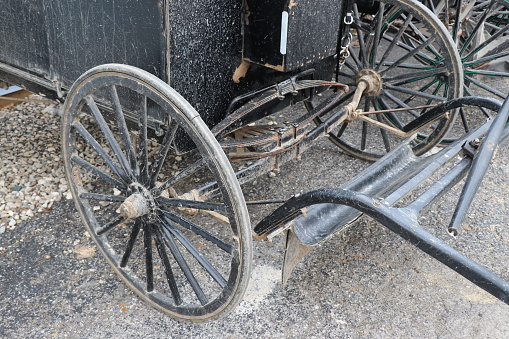 Front end of old carriage