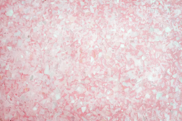 istock Detailed  old pink and white terrazzo seamless texture background,Natural patterns polished stone floor 1089137346